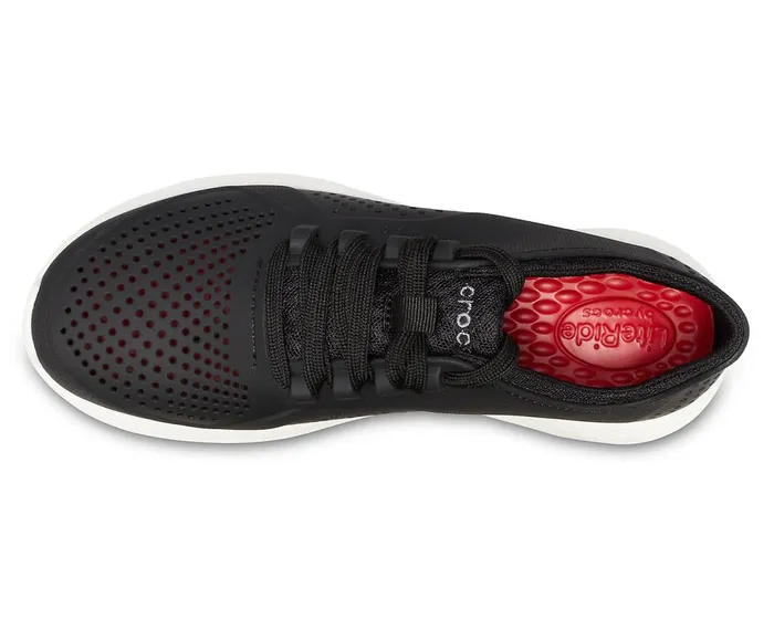 Crocs LiteRide Pacer Black Womens Sneakers
