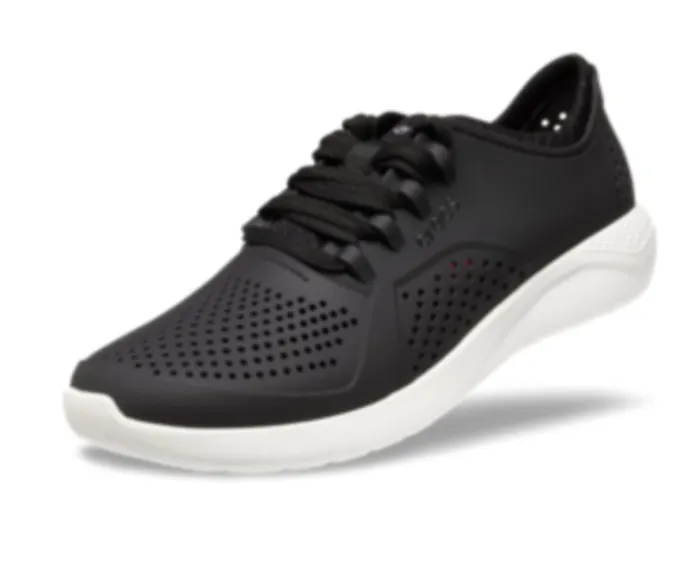 Crocs LiteRide Pacer Black Womens Sneakers