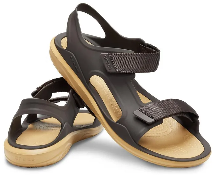 Crocs Swiftwater Expedition Sandal Espresso Tan Mens Sandals