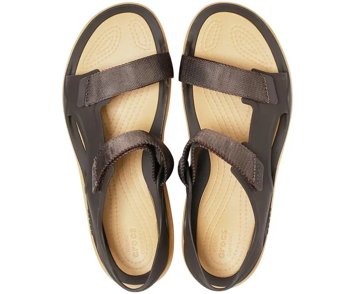 Crocs Swiftwater Expedition Sandal Espresso Tan Mens Sandals