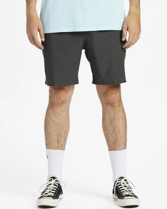 Crossfire Elastic Waist Submersible Shorts 18034 Asphalt Men Billabong Shorts