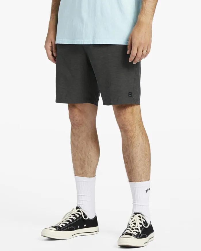 Crossfire Elastic Waist Submersible Shorts 18034 Asphalt Men Billabong Shorts