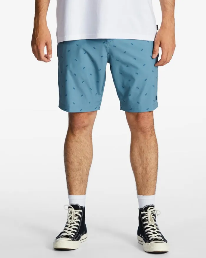 Crossfire Mid Submersible 19034 Shorts Washed Blue Men Billabong Shorts