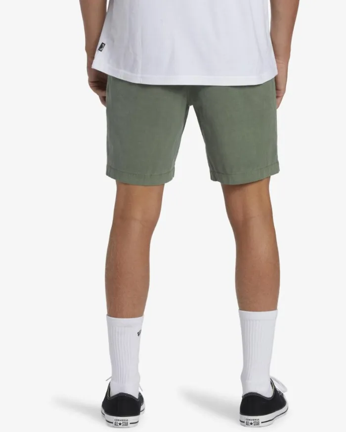 Crossfire Wave Washed 18034 Hybrid Submersible Shorts Sage Men Billabong Shorts