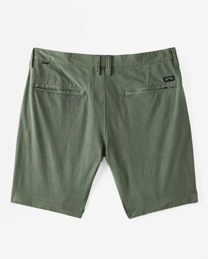 Crossfire Wave Washed 18034 Hybrid Submersible Shorts Sage Men Billabong Shorts