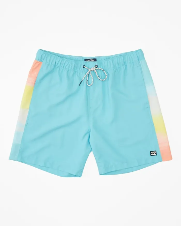 D Bah Layback Boardshorts 17034 Aqua Men Billabong Short Length