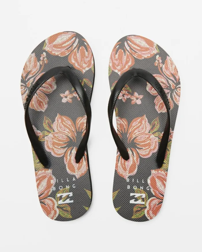 Dama Rubber Flip Flop Sandals Black Pebble 2 Women Billabong Shoes