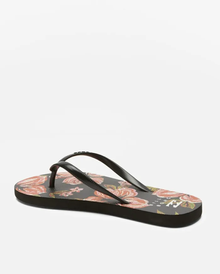 Dama Rubber Flip Flop Sandals Black Pebble 2 Women Billabong Shoes
