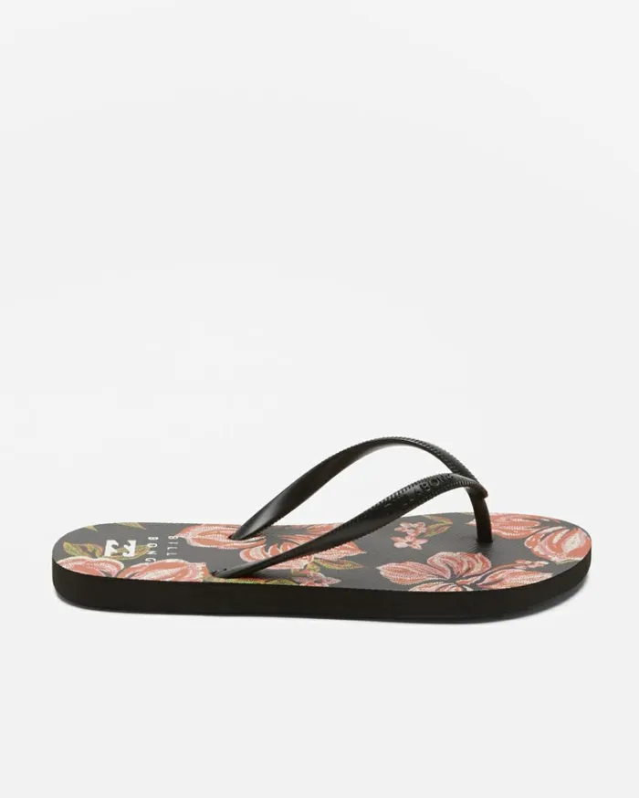 Dama Rubber Flip Flop Sandals Black Pebble 2 Women Billabong Shoes