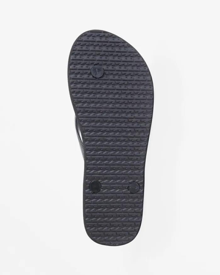 Dama Rubber Flip Flop Sandals Black White 2 Women Billabong Shoes