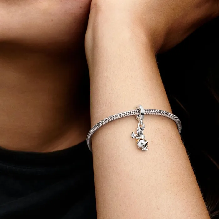 Dangle Charms Women Pandora Disney 100th Anniversary Baloo Labgrown Diamond Dangle Charm