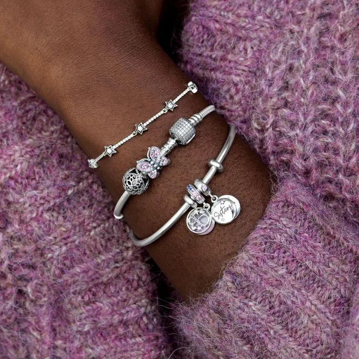 Dangle Charms Women Pandora Forever Sisters Dangle Charm