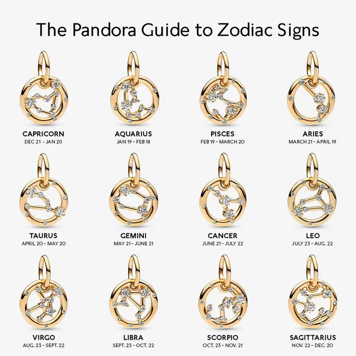 Dangle Charms Women Pandora Scorpio Zodiac Dangle Charm
