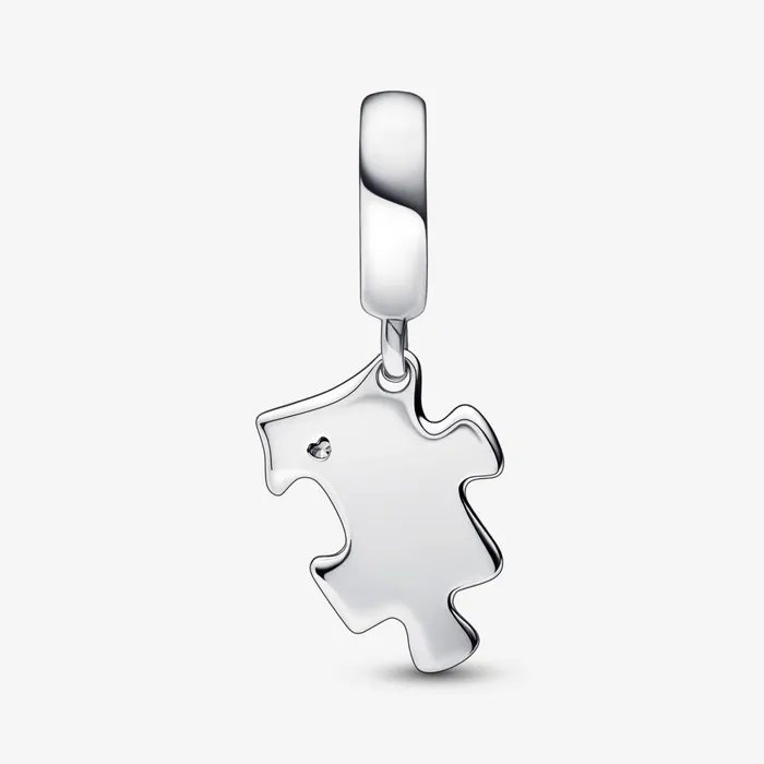 Dangle Charms Women Pandora Sparkling Puzzle Piece Dangle Charm
