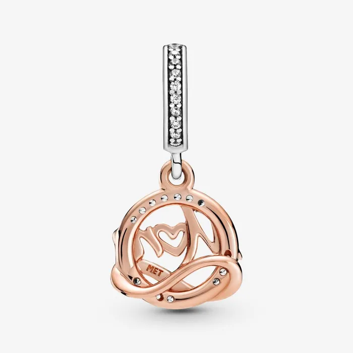 Dangle Charms Women Pandora Twotone Mum Dangle Charm