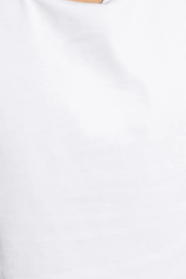 Danzel Top 8211 Boxy Fit Cap Sleeve Crop Top In White Women Showpo Basics
