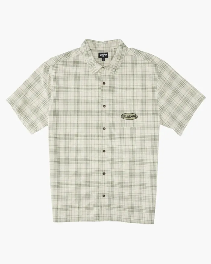 Daybreak Short Sleeve Shirt Stone Men Billabong Shirts