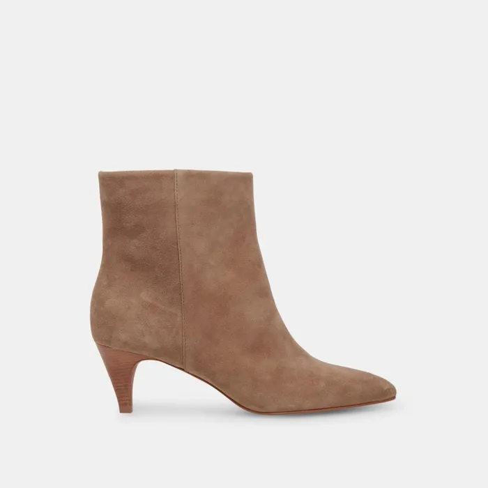 Dee Wide Booties Truffle Suede Women Dolce Vita Boots and Booties
