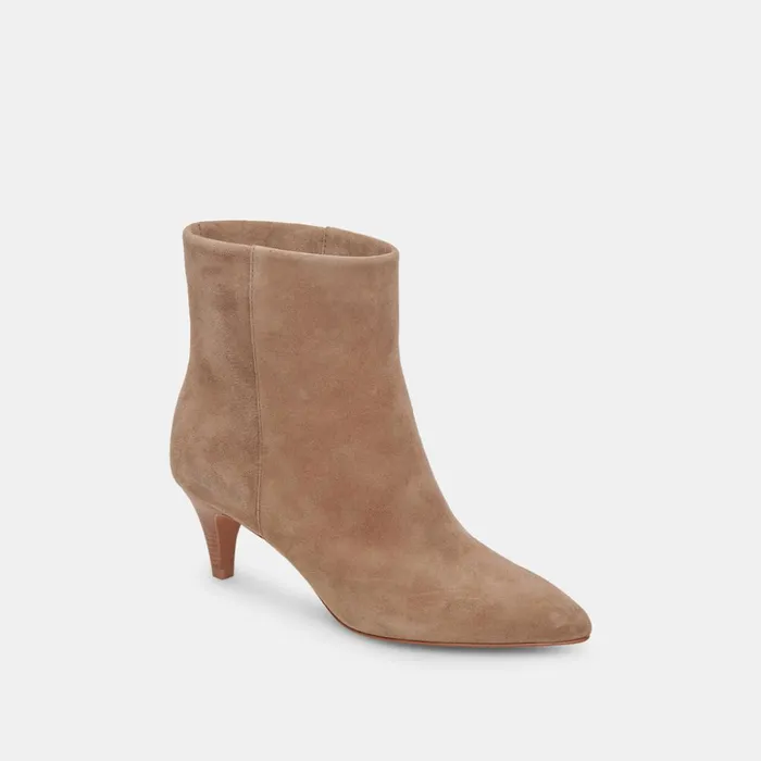 Dee Wide Booties Truffle Suede Women Dolce Vita Boots and Booties