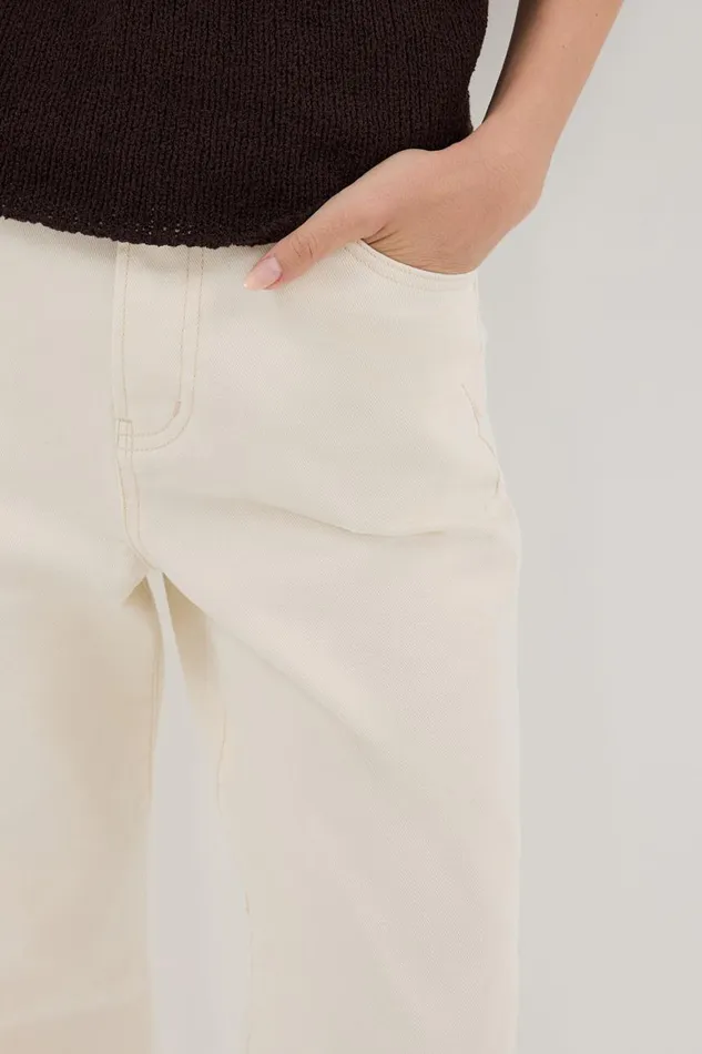 DISSH Jeans FINN CREAM TWISTED SEAM JEAN 8211 Women