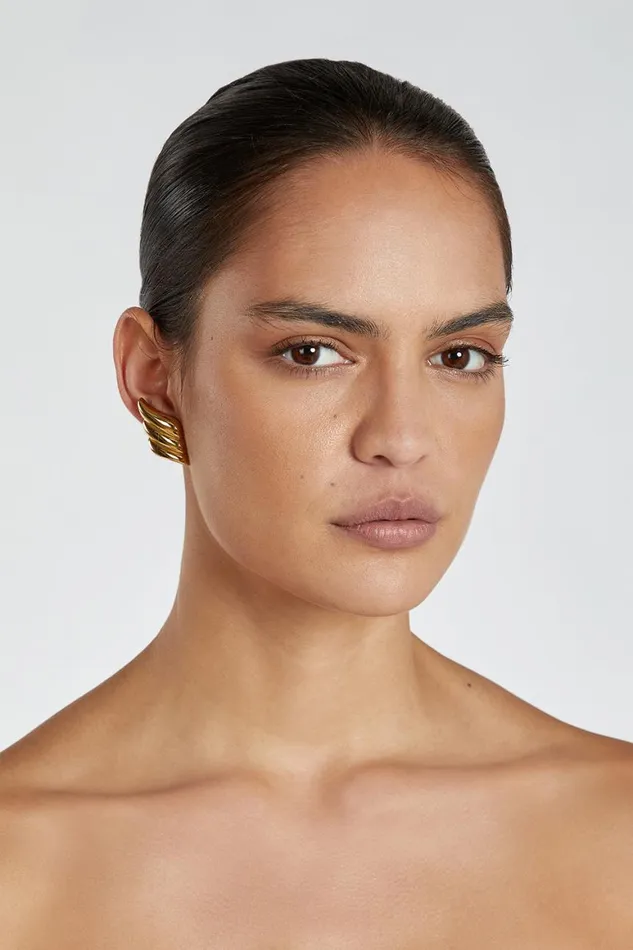 DISSH Jewellery PORTER WING GOLD EARRINGS 8211 Women