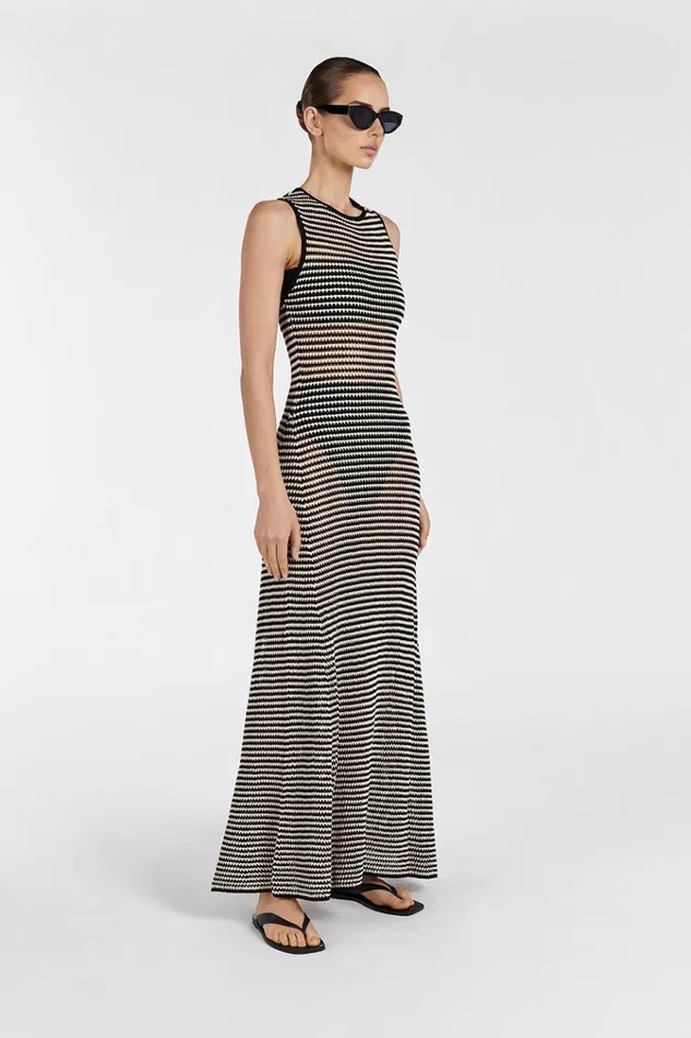 DISSH Knit Dresses NATE BLACK SLEEVELESS MAXI DRESS 8211 Women