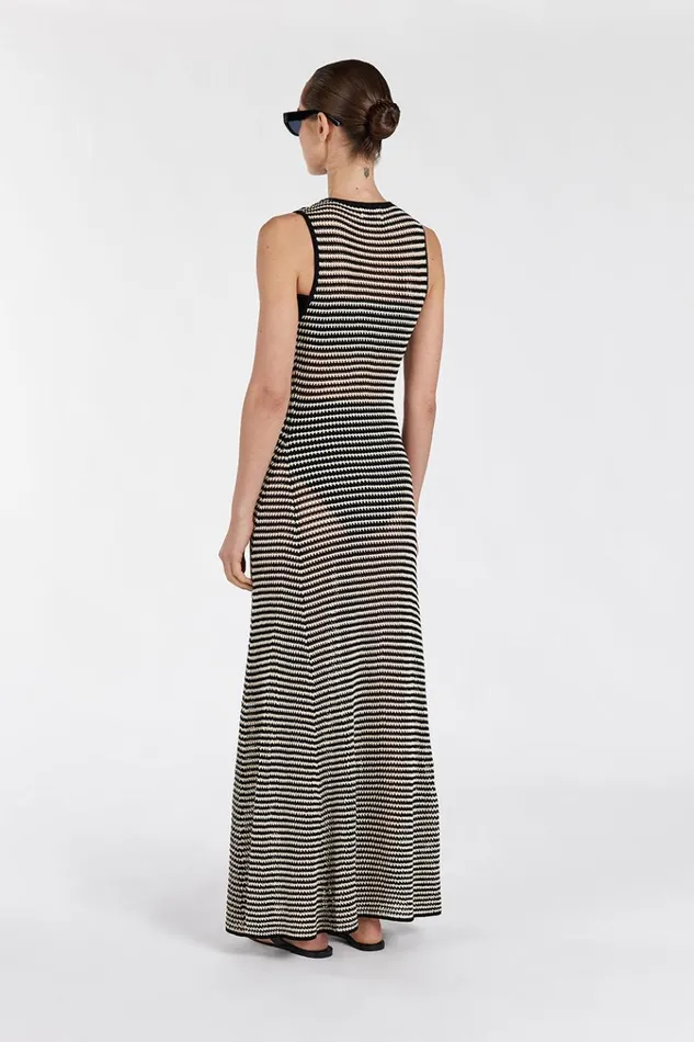 DISSH Knit Dresses NATE BLACK SLEEVELESS MAXI DRESS 8211 Women