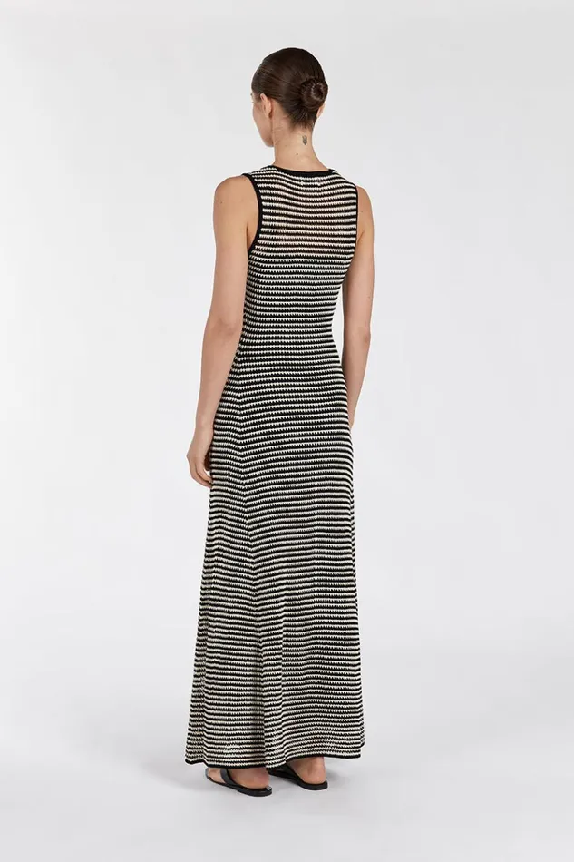 DISSH Knit Dresses NATE BLACK SLEEVELESS MAXI DRESS 8211 Women