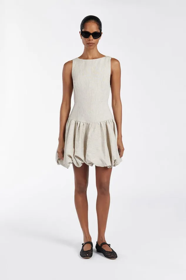 DISSH Mini Dresses IRINA NATURAL BUBBLE MINI DRESS 8211 Women