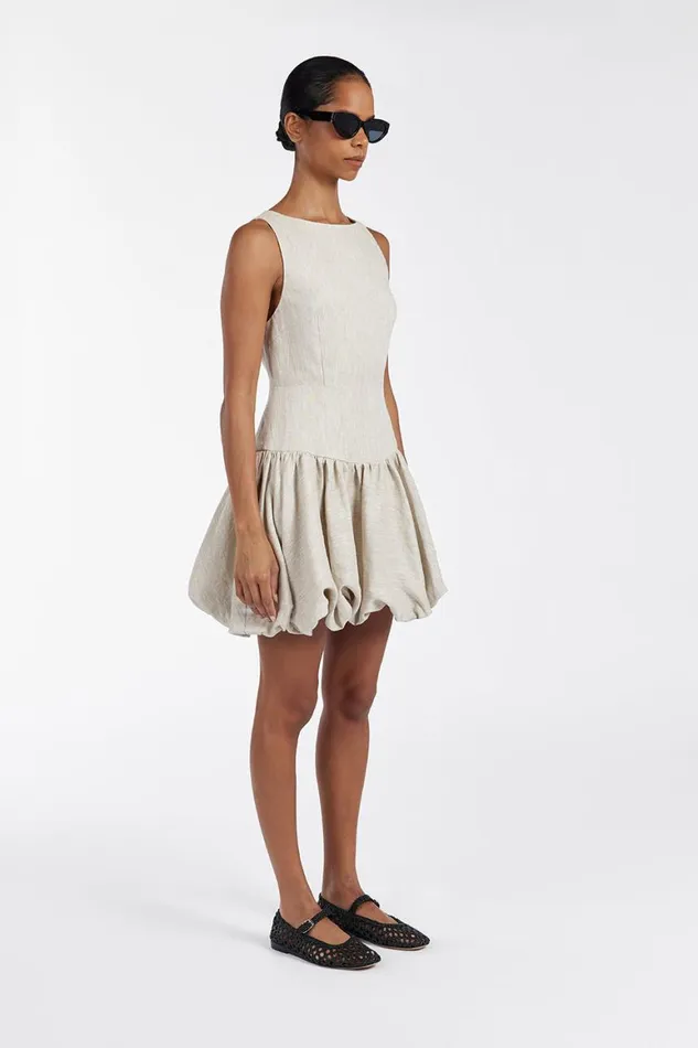 DISSH Mini Dresses IRINA NATURAL BUBBLE MINI DRESS 8211 Women