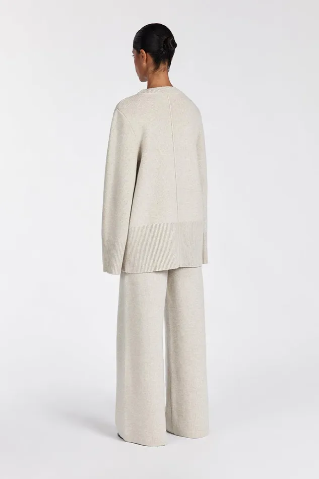 DISSH Pants CLEMENCE OAT MARLE KNIT PANT 8211 Women