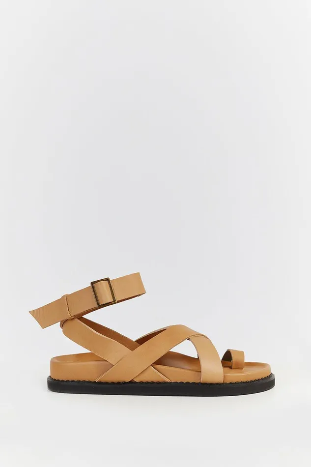 DISSH Shoes THE BALI TAILOR LENI TAN SANDAL 8211 Women