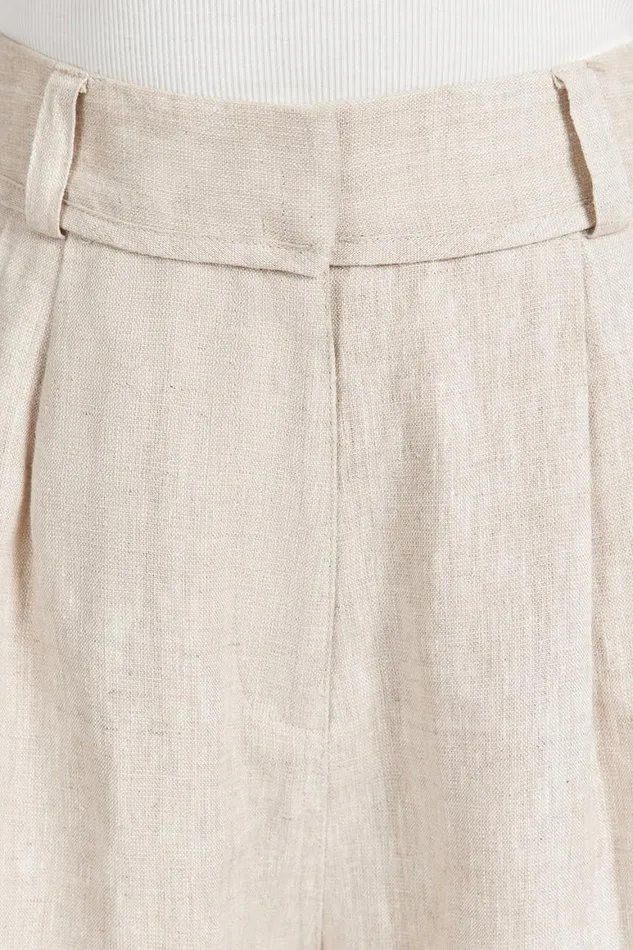 DISSH Shorts KAYLA NATURAL LINEN BERMUDA SHORT 8211 Women