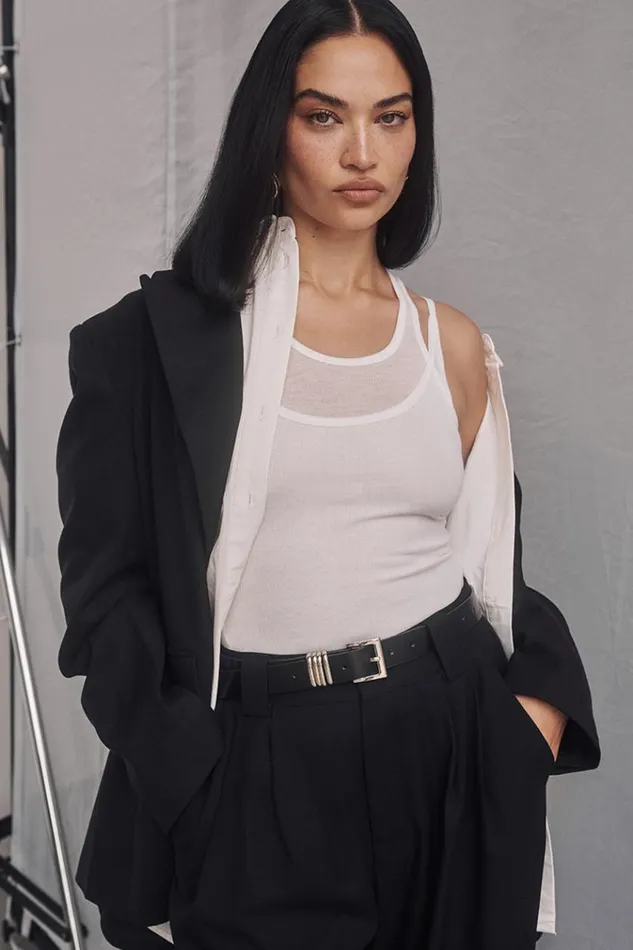 DISSH Tanks JUDE OFF WHITE SLEEVELESS LAYER TOP 8211 Women