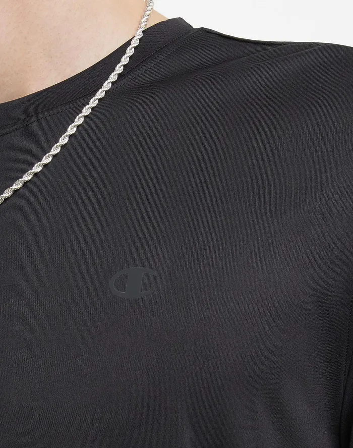 Double Dry Tee Black Men Champion TShirts and Tops