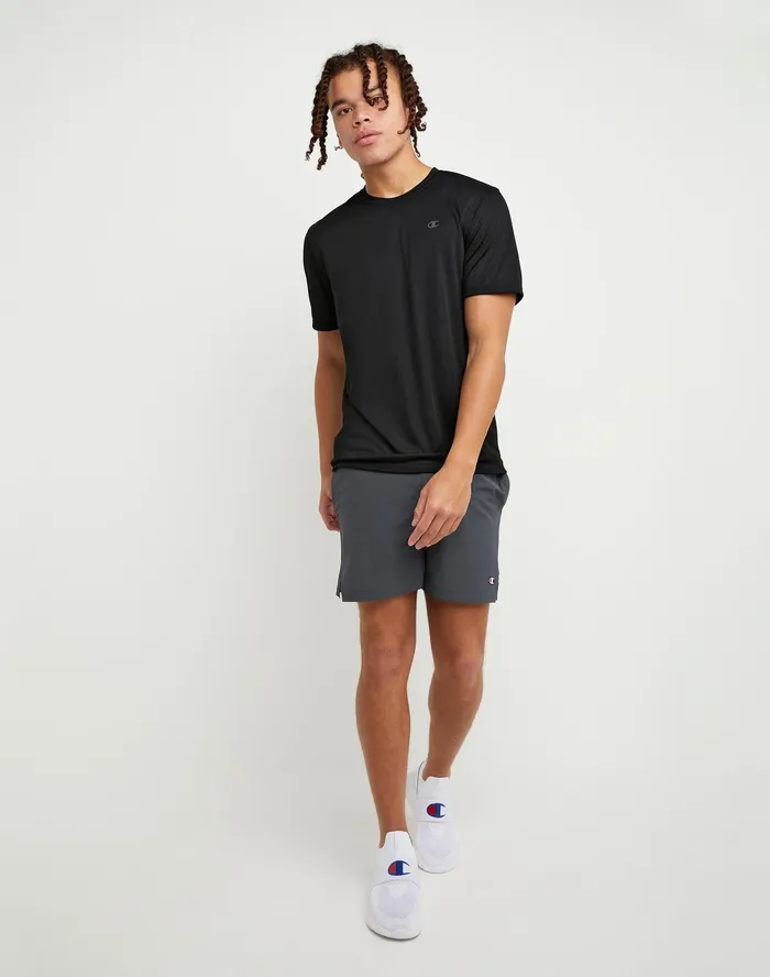 Double Dry Tee Black Men Champion TShirts and Tops