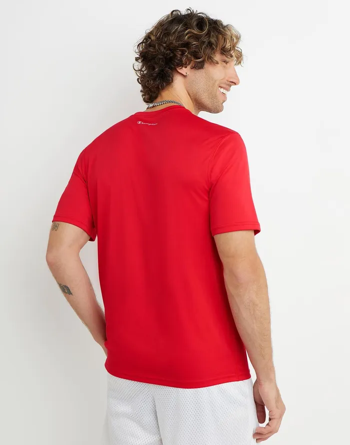 Double Dry Tee Team Red Scarlet Men Champion TShirts and Tops
