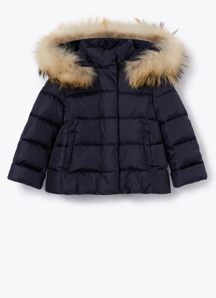 Downjackets Girl 216Boy 216 Il Gufo Taffeta Down Jacket