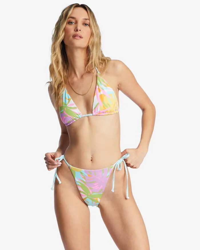 Dreamland Rev Havana Reversible Tie Side Bikini Bottoms Multi Women Billabong Bikinis