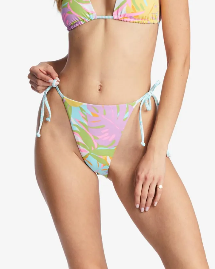 Dreamland Rev Havana Reversible Tie Side Bikini Bottoms Multi Women Billabong Bikinis