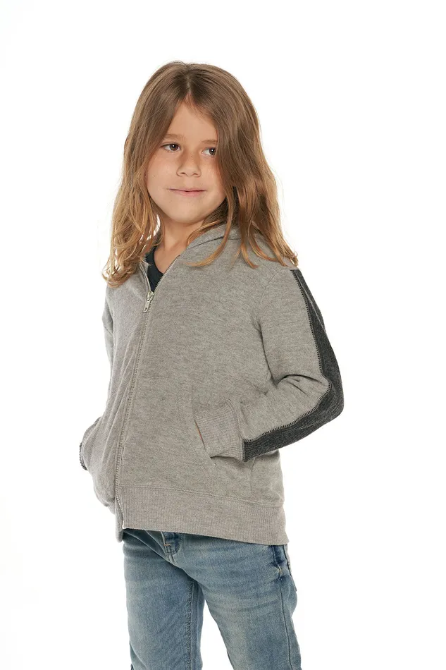 Dresses and Skirts Boys Rpet Bliss Knit Long Sleeve Paneled Zip Up Hoodie Chaser Brand
