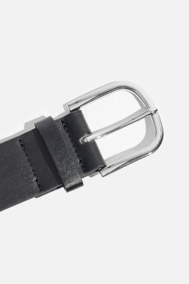 Dynamite Belts Women Boyfriend Belt Black