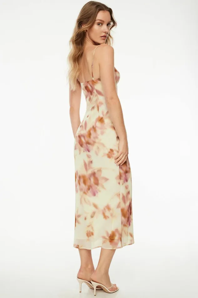 Dynamite Dresses and Jumpsuits Women Bare Sweetheart Maxi Dress Beige