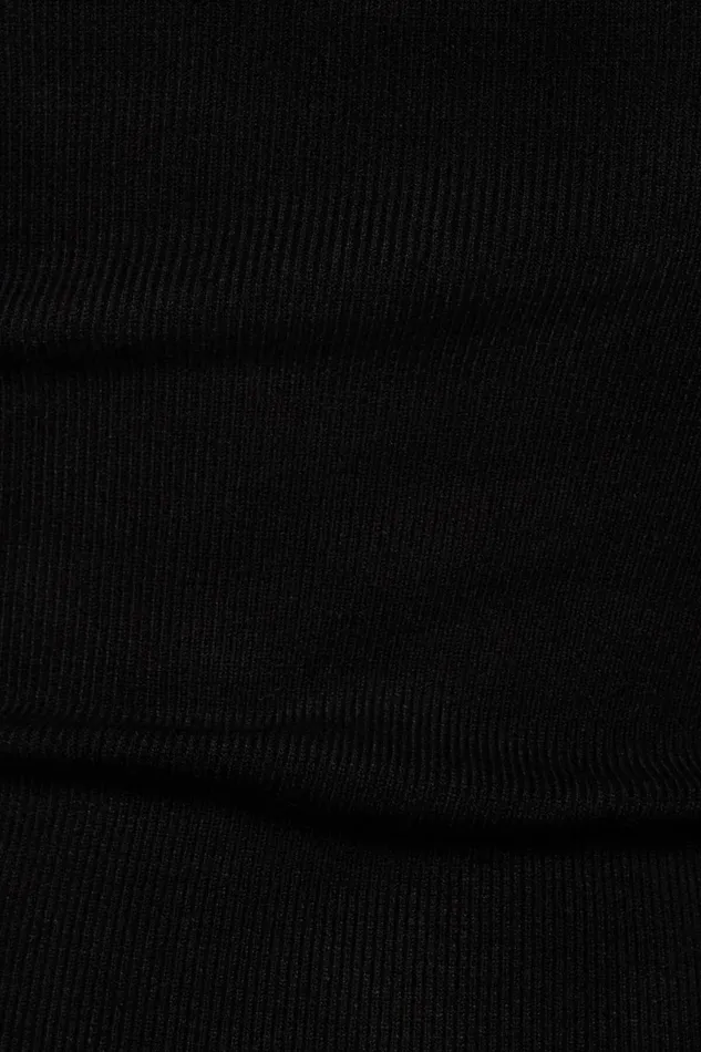 Dynamite Dresses and Jumpsuits Women Ribbed Off Shoulder Mini Dress Black
