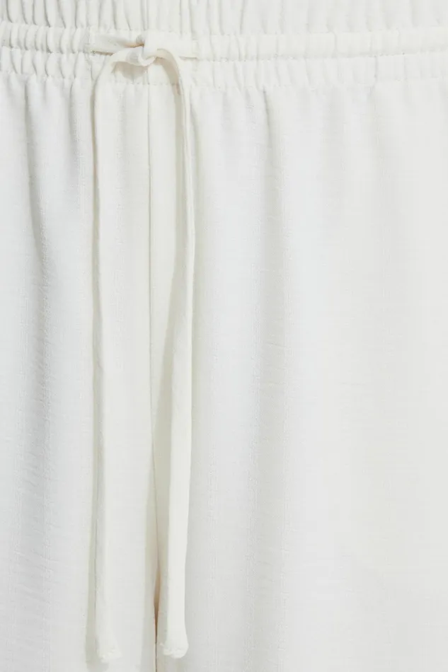 Dynamite Pants Women Wide Leg PullOn Pants Beige