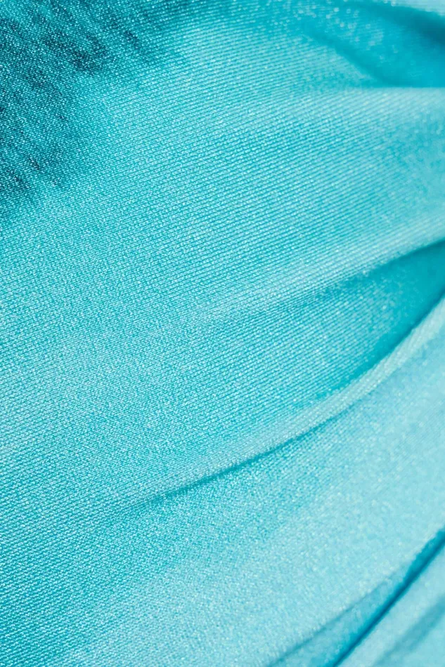 Dynamite Swimwear Women Pearl Cutout Bandeau Bikini Top Blue
