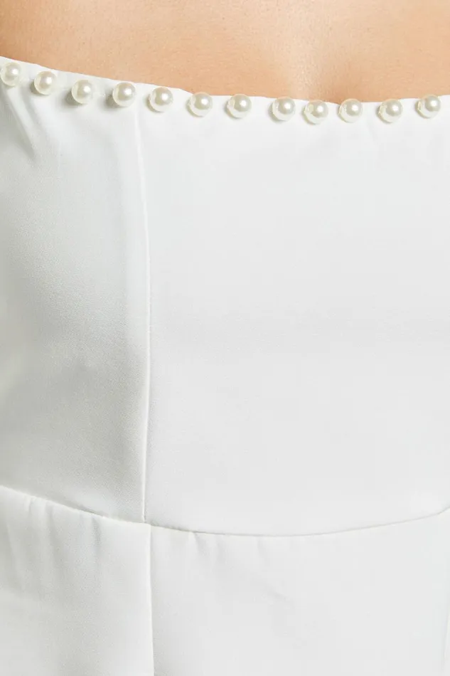 Edelyn Mini Dress 8211 Square Neck Long Sleeve A Line Dress In White Women Showpo Dresses