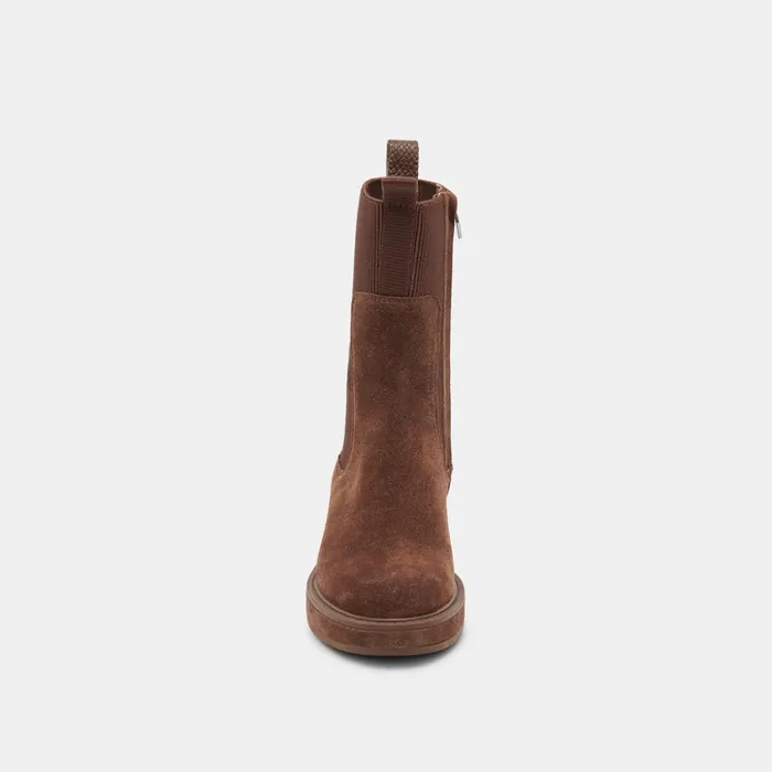 Elyse H2O Wide Boots Cocoa Suede Women Dolce Vita Boots and Booties