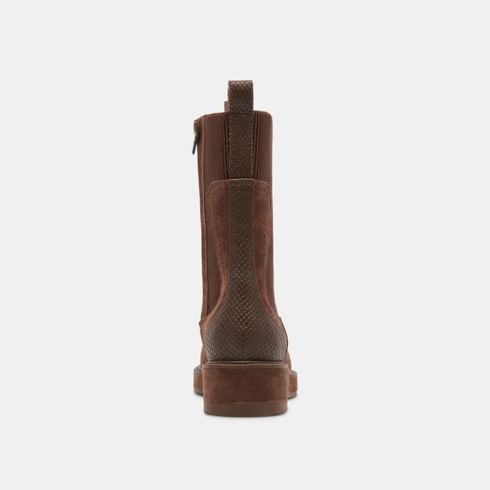Elyse H2O Wide Boots Cocoa Suede Women Dolce Vita Boots and Booties