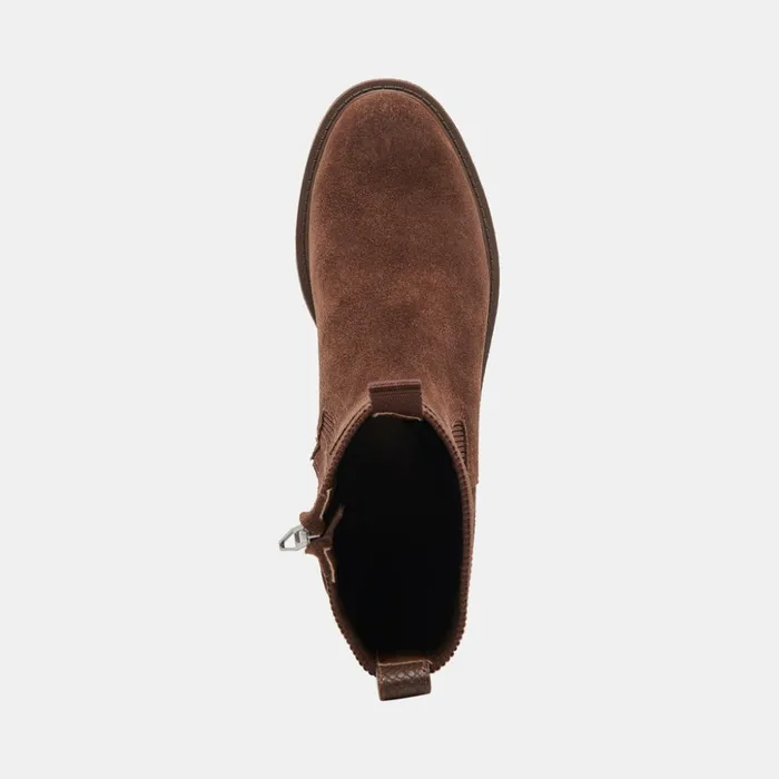Elyse H2O Wide Boots Cocoa Suede Women Dolce Vita Boots and Booties